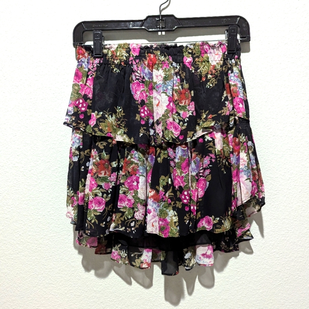 LoveShackFancy Ruffle Miniskirt
